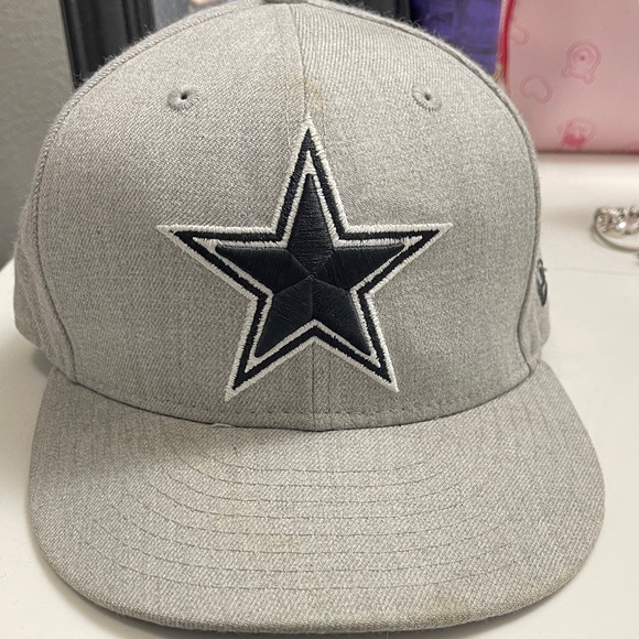 New Era Other - New Era Gray Cap with Black Star Emblem
